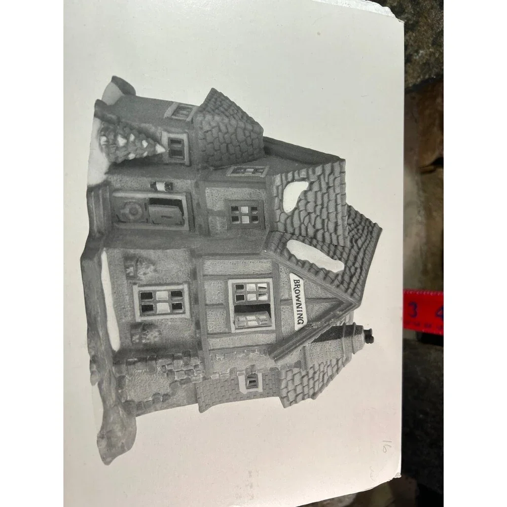 Dept 56 Heritage Dickens Village “Browning Cottage” #5824-6 w/ box & light